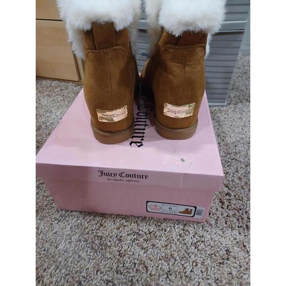 New! Juicy Couture Women’s Firecracker Winter Boots Cognac sz.6 - Picture 4 of 4